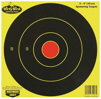Birchwood Casey 35908 Dirty Bird Bull''s-Eye Targets 8 Pac - 290573590842
