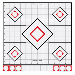 Birchwood Casey 34219 Shoot-N-C Sight-In Target 5 Targets - 290573421924
