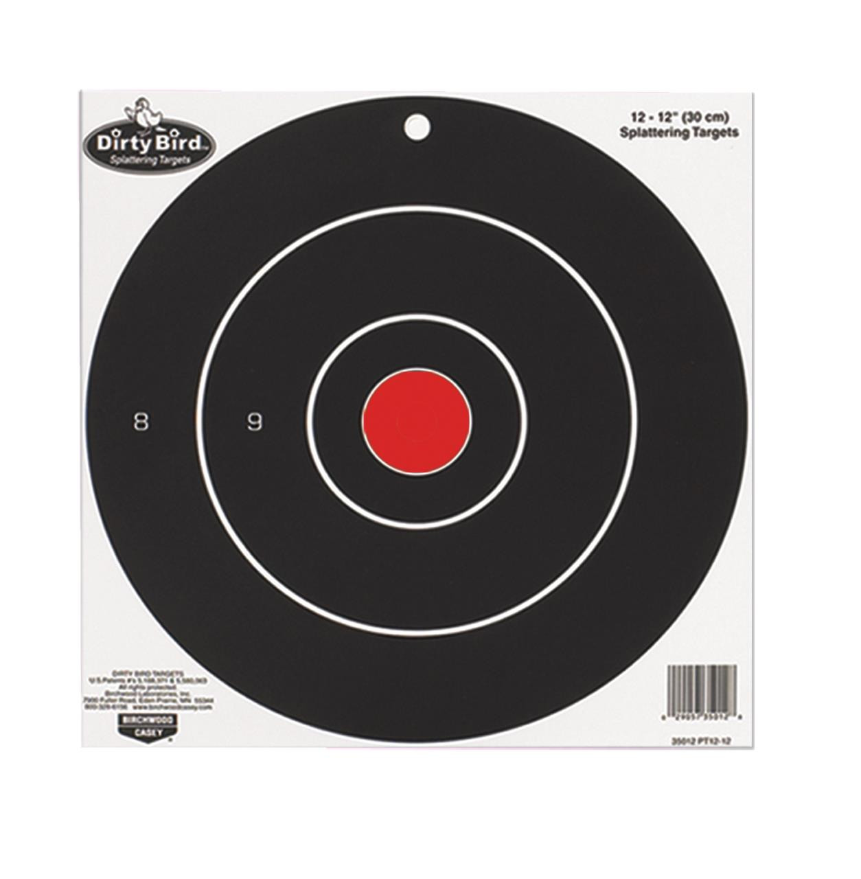 Birchwood Casey 35012 Dirty Bird 12" Targets 12 Pack - 290573501282