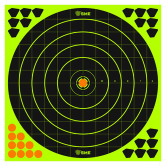 SME SMETRG12RS Splatter Target Round 6 Pack 12" Circle - 888151015964