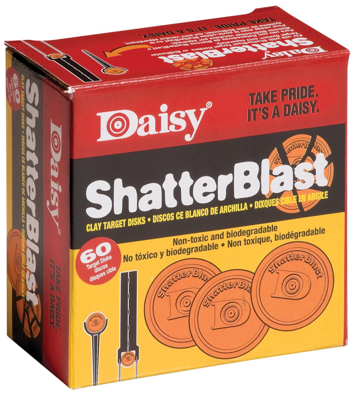 Daisy 990873-406 ShatterBlast Clay Target 60 pack - 392568087334