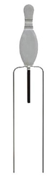 Do All Traps BSP1 Impact Seal Bowling Pin 11" White w/Stand - 649898151779
