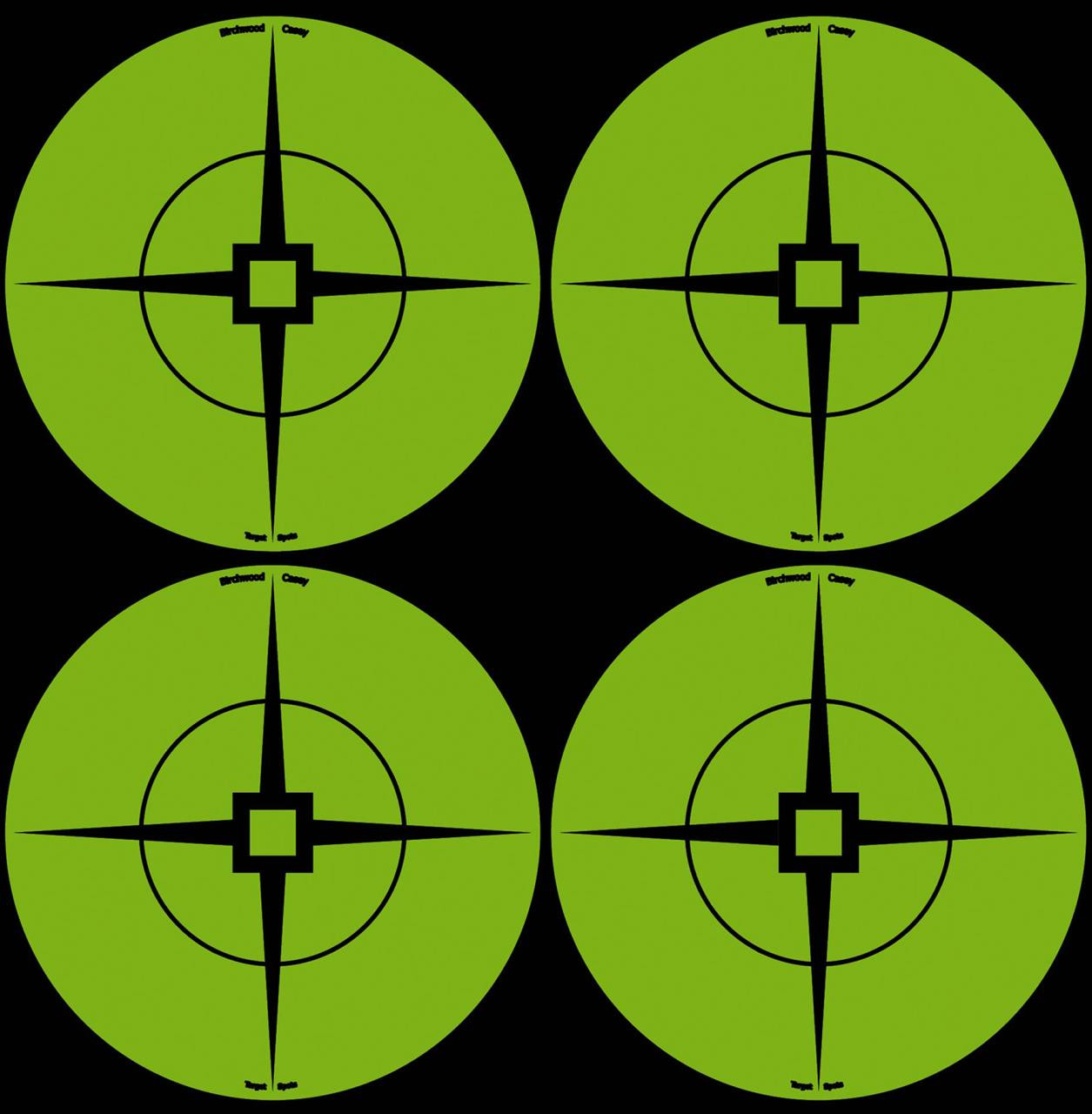 Birchwood Casey 33933 Target Spots 3" Green Crosshair Self-Adhesive 40 Pack - 290573393382