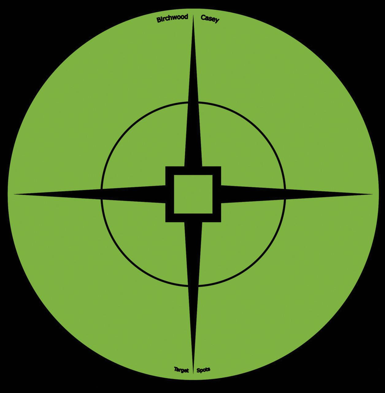 Birchwood Casey 33936 Target Spots 6" Green Crosshair Self-Adhesive 10 Pack - 290573393696