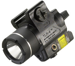 Streamlight 69241 TLR-4 Tactical Light Red Laser 125 Lumens CR2 Lithium (1) Black for HK USP Compact - 809266924118