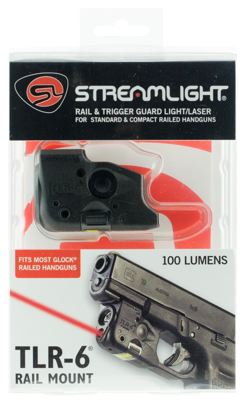 Streamlight 69290 TLR-6 Laser/Light Combo 100 Lumens 1/3N (2) Black - 809266929090