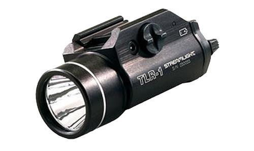 Streamlight 69110 TLR-1 Rail Mounted Flashlight LED 300 Lm CR123A (2) Alum Black - 809266911002