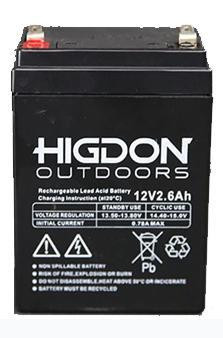 Higdon 99112 12V 2.6AH Battery - 710617991126