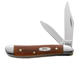 Case Smooth Chestnut Bone Peanut Knife