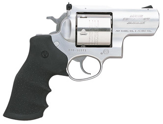 Ruger 5301 Super Redhawk Alaskan Single/Double 454 Casull 2.5" 6 Hogue Tamer Monogrip Black Stainless - 736676053018