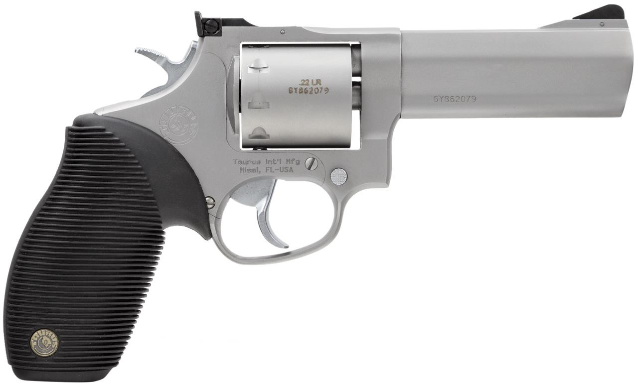 Taurus 2992049 Model M992 Tracker 22 LR/22 Mag 4" 9rd Ribber Grip Overlay SS - 725327610212