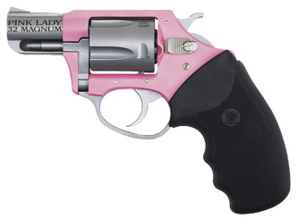 Charter Arms 52230 Pathfinder Pink Single/Double 22 Long Rifle 2" 6 Black Rubber Stainless - 678958522303