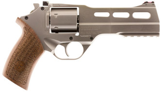Chiappa Firearms 340247 Rhino 50SAR *CA Compliant* Single 357 Magnum 5" 6 Walnut Chrome Stainless Steel - 536707141758