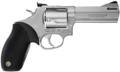 Taurus 2440049TKR Tracker Model 44 Single/Double 44 Remington Magnum 4" 5 Black Ribber Stainless - 725327351245