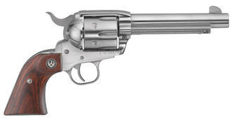 Ruger 5104 Vaquero Standard Single 45 Colt (LC) 5.5" 6 Rosewood Stainless - 736676051045