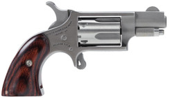 NAA 22LRGBG 22 Long Rifle Boot Style Grip Single 22 Long Rifle 1.1" 5 Wood Boot Grip Stainless - 744253001529
