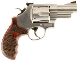 Smith & Wesson 150715 629 Deluxe Single/Double 44 Remington Magnum 3" 6 rd Wood Grip Stainless Steel - 221881415978