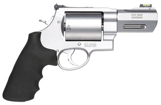 Smith & Wesson 11623 500 Performance Center Single/Double 500 Smith & Wesson 3.5" 5 Black Rubber Stainless Steel - 221888700084