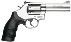 Smith & Wesson 164194 686 Plus Single/Double 357 Magnum 4" 7 rd Black Synthetic Grip Stainless Steel - 221886419438