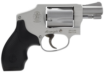 Smith & Wesson 163810 642 Airweight Double 38 Special 1.875" 5 Black Synthetic Stainless - 221886381032