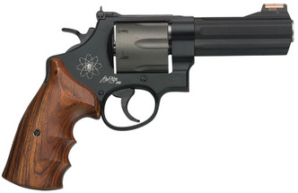 Smith & Wesson 163414 329 Personal Defense Single/Double 44 Remington Magnum 4.125" 6 rd Wood Grip Black Stainless Steel - 221886341432