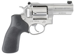 Ruger 1761 GP100 Standard Single/Double 44 Special 3" 5 rd Black Hogue Monogrip Grip Stainless Steel - 736676017614