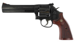 Smith & Wesson 150908 586 Classic Single/Double 357 Magnum 6" 6 rd Wood Grip Blued - 221881478270