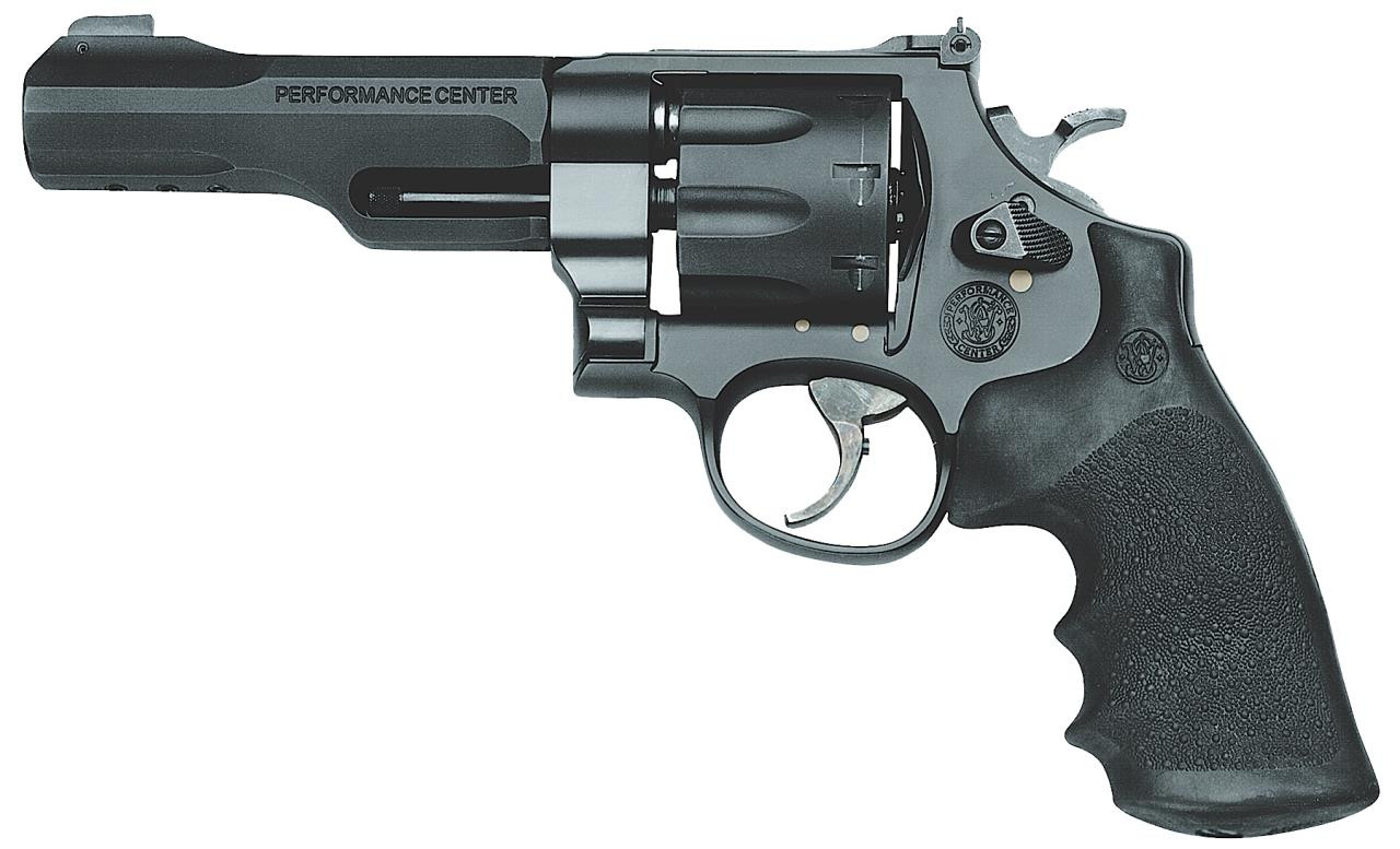 Smith & Wesson 170269 327 Performance Center Single/Double 357 Magnum 5" 8 rd Black Synthetic Grip Black Stainless Steel - 221887026994