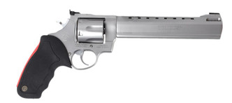 Taurus 2444089 444 Raging Bull Single/Double 44 Remington Magnum 8.375" 6 rd Black Rubber Grip Stainless - 725327320883