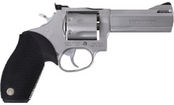 Taurus 2627049 627 Std 357 RemMag 4" Ported 7rd Fixed Front/Adj Rear Sight Ribber Grip Matte SS - 725327340386