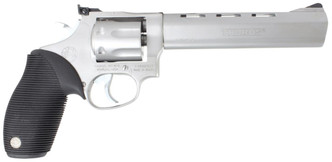 Taurus 2170069 17 Tracker 17 HMR 6.5" 7rd Adj Sight Ribber Grip Overlay Matte SS - 725327341468