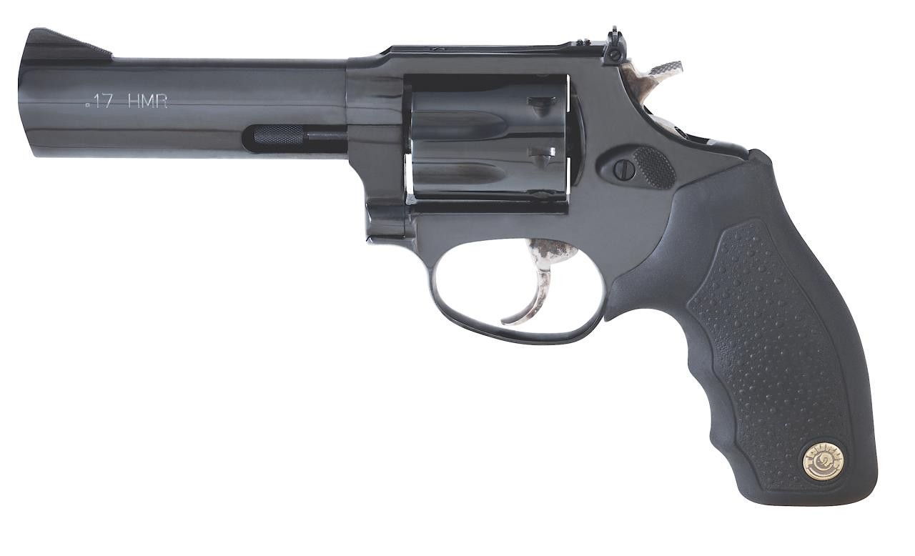 Taurus 2170061 17 Tracker 17 HMR 6.5" 7+1 Adj Sight Ribber Grip Overlay Blued - 725327342021
