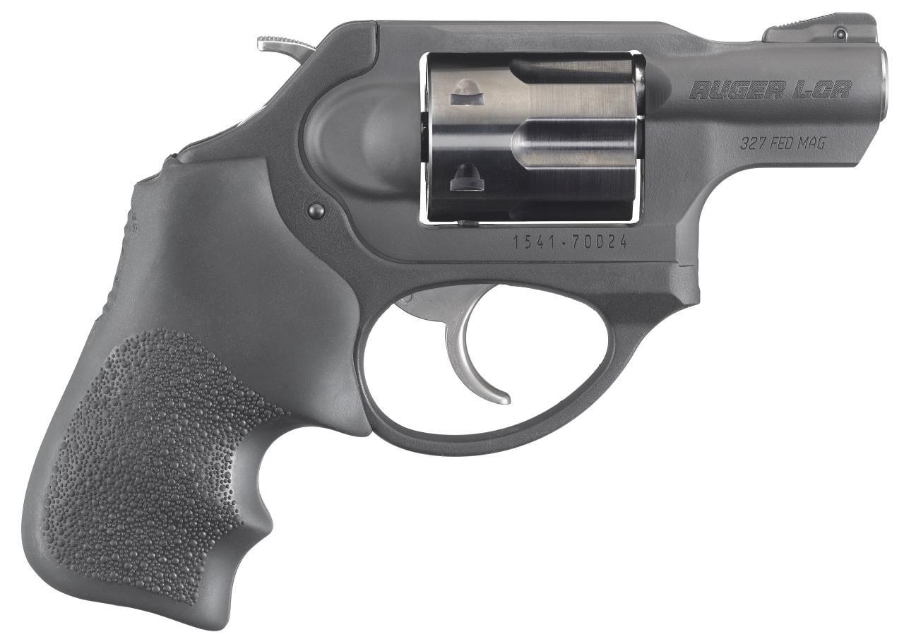 Ruger 5462 LCR LCRx Single/Double 327 Federal Magnum 1.87" 5 rd Black Hogue Tamer Monogrip Grip Black - 736676054626