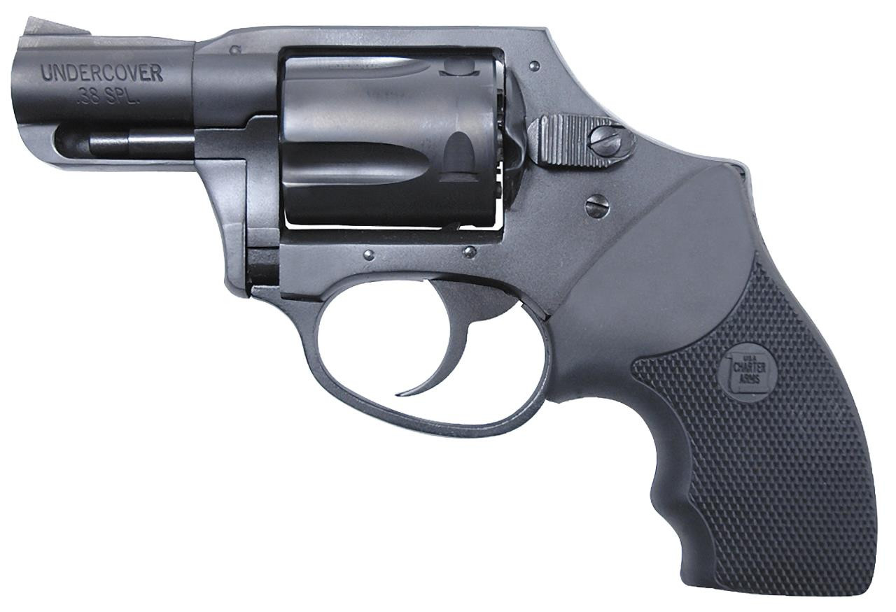 Charter Arms 13811 Undercover Double Action Only Double 38 Special 2" 5 Black Rubber Blued - 678958138115
