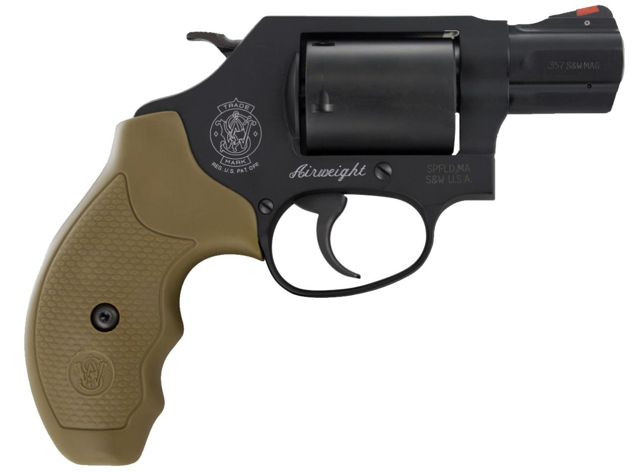 Smith & Wesson 11749 360 Personal Defense Single/Double 357 Magnum 1.875" 5 Flat Dark Earth Synthetic Black - 221888702378