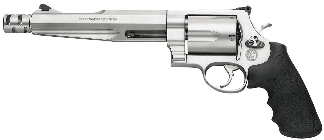 Smith & Wesson 170299 500 Performance Center Single/Double 500 Smith & Wesson 7.5" 5 Black Synthetic Stainless - 221887029964