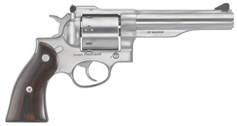 Ruger 5060 Redhawk Stainless Single/Double 357 Magnum 5.5" 8 rd Hardwood Grip Stainless Steel - 736676050604