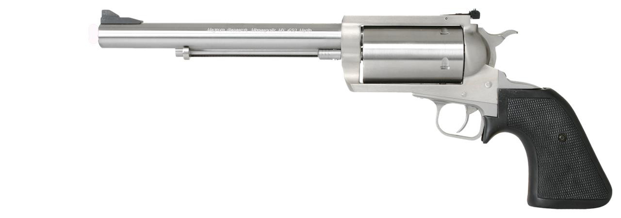 Magnum Research BFR454C7 BFR Short Cylinder SS Single 454 Casull 7.5" 5 Black Rubber Stainless - 761226028550
