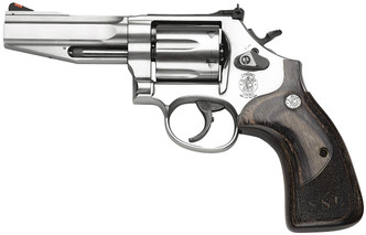 Smith & Wesson 178012 686 Pro SSR Single/Double 357 Magnum 4" 6 Wood Stainless - 221887801232