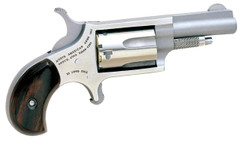 NAA 22LLR 22 Long Rifle Rosewood Grip Single 22 Long Rifle 1.6" 5 Rosewood Stainless - 744253000010