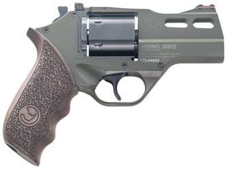 Chiappa Firearms 340285 Rhino 30DS Single/Double 357 Magnum 3" 6 rd Walnut Grip OD Green - 538009401226