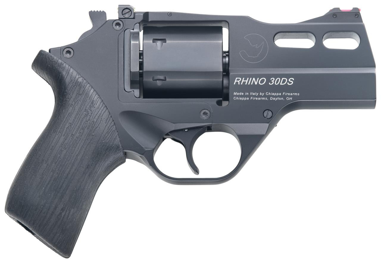Chiappa Firearms CF340289 Rhino 30SAR Single 357 Magnum 3" 6 rd Black Rubber Grip Black - 538009400540