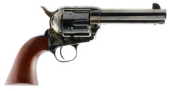 Taylors&Co 700A 1873 Single Cattleman 45LC 4.75" 6rd Walnut Grip Blued w/CH Fram - 839665001028