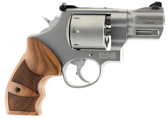 Smith & Wesson 170133 627 Performance Center Single/Double 357 Magnum 2.625" 8 rd Wood Grip Stainless - 221887013338