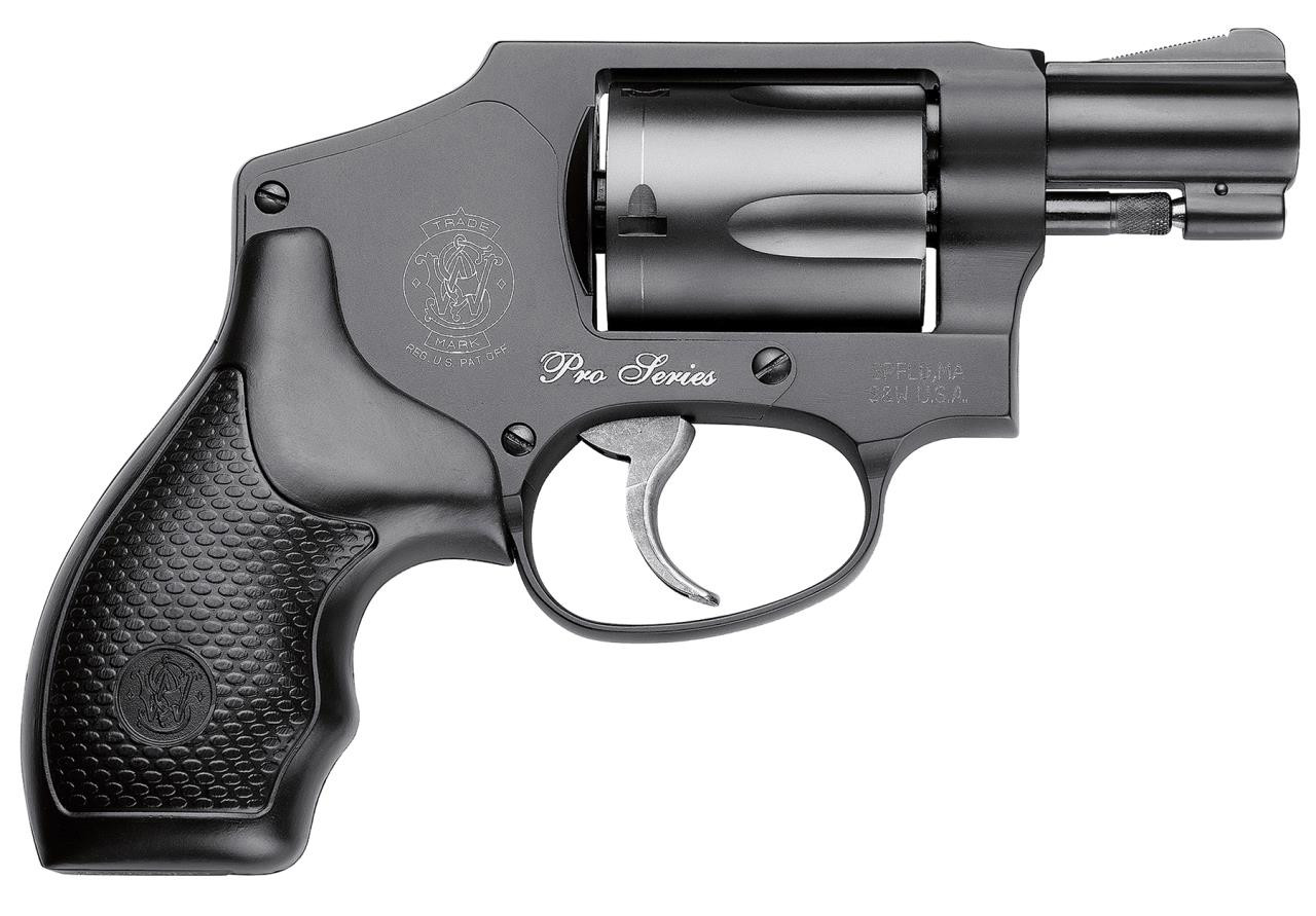 Smith & Wesson 178041 442 Performance Center Pro Double 38 Special 1.875" 5 rd Black Synthetic Grip Black Stainless Steel - 221887804134