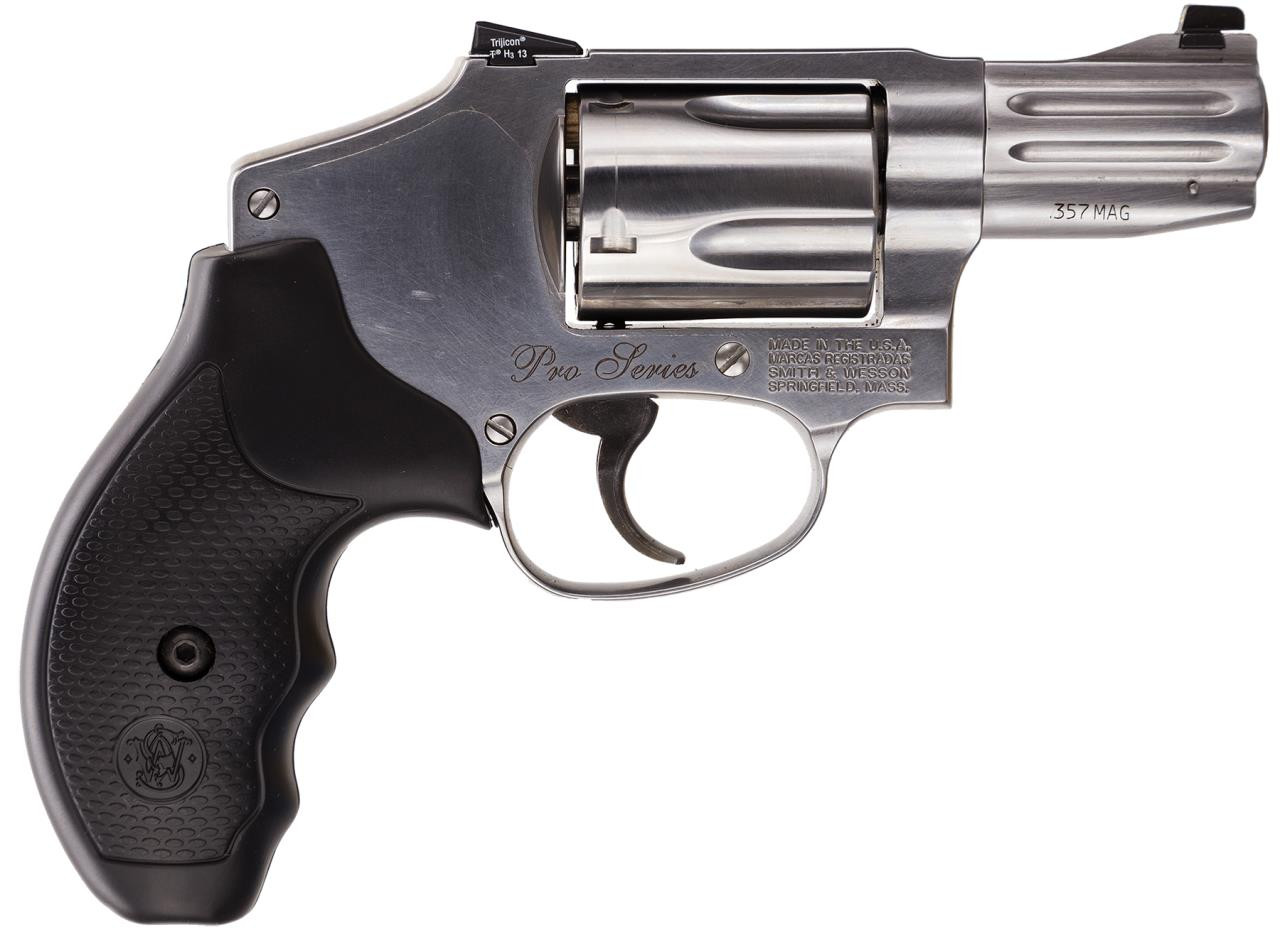 Smith & Wesson 178044 640 Performance Center Pro Double 357 Magnum 2.125" 5 rd Black Synthetic Grip Stainless - 221887804448