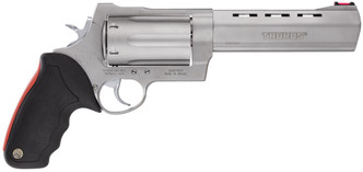 Taurus 2513069 513 Raging Judge Single/Double 45 Colt (LC)/454 Casull/410 6.5" 6 rd Black Rubber Cushion Inset Grip Stainless Steel - 725327608264