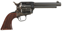 Taylors&Co 555129 Taylor Gambler 357 RemMag 5.5" 6rd Walnut Grip CH Blued - 839665004890