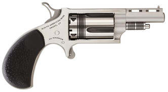 NAA 22MCTW 22 Magnum The Wasp with 22 LR Cylinder Single 22 Winchester Magnum Rimfire (WMR) 1.6" 5 Black Rubber Stainless - 744253002304