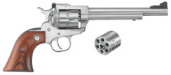 Ruger 0626 Single-Six  Single 22 Long Rifle 6.5" 6 Rosewood Stainless - 736676006267